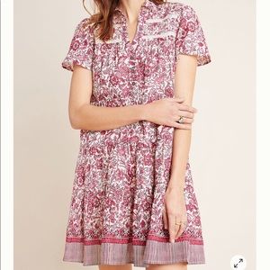 ISO Anthropologie Georgina Dress Pink XXSP